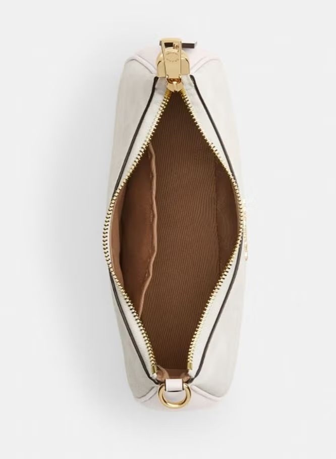 coachoutlet Coach Bag for Ladies classic teri shoulder bag, crossbody bag, handbag Glacier White - Image 3